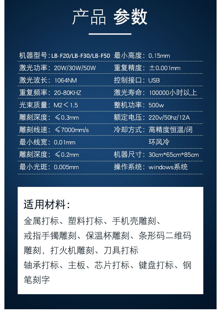 桌面式打標(biāo)機(jī)參數(shù) 桌面式打標(biāo)機(jī)參數(shù)